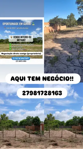 OPORTUNIDADE EM GURIRI: Lote 302m² - Inteiro ou Metade! ?