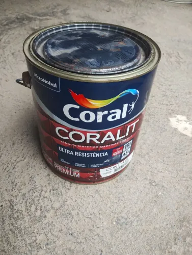 Tinta esmalte sintético coralit branco