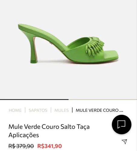 Salto Arezzo Verde 35 Novo