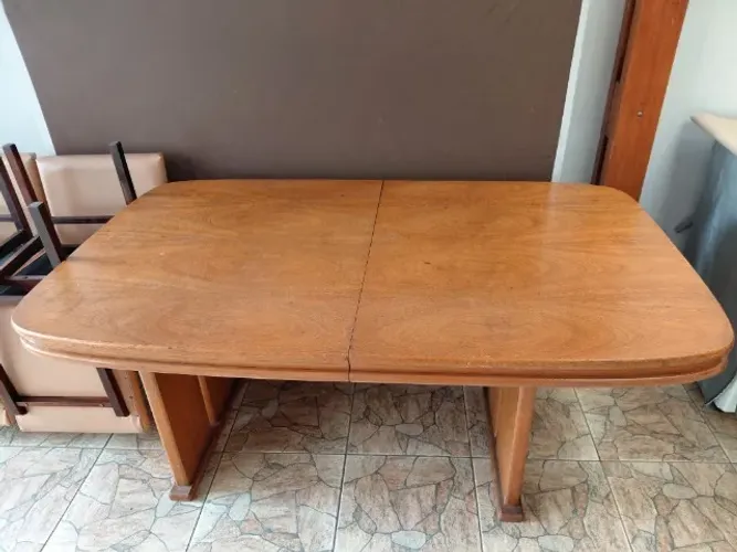 Mesa Madeira Maciça 212x95cm Genérica 78cm
