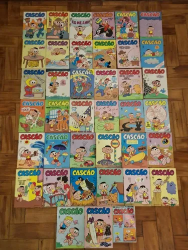 Coleção 11 Gibis Quadrinhos Cascão - Anos 80 (raridades) Turma da Mônica