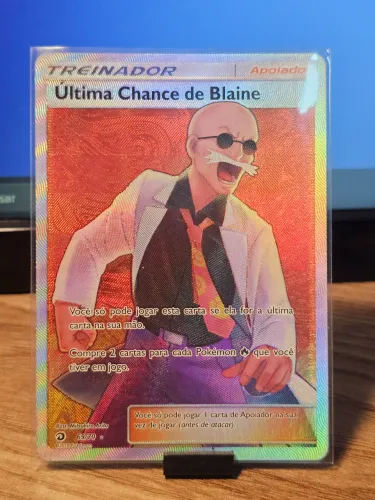 Carta Pokemon - Última Chance de Blaine (69/70) NM