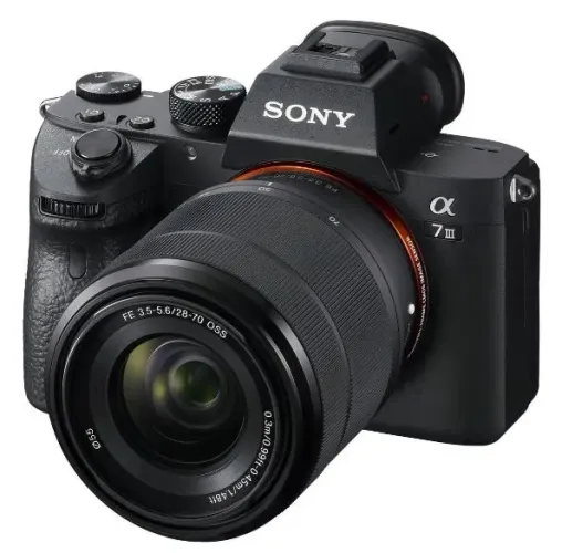 Sony alpha a7iii 4k com lente 28\70 ACEITO TROCAS