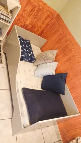 Mini Cama Bebê/Infantil com Colchão - NENHUM DEFEITO