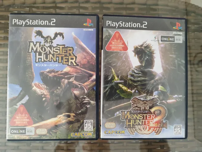 Monster Hunter 1 e 2 Playstation PS2