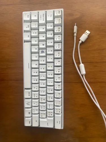 Teclado Mecânico Husky Blizzard 60% Branco