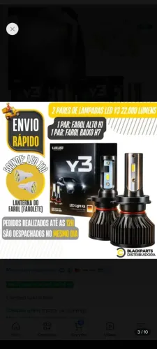Vendo farol de super led novo