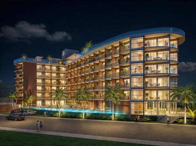 Flats Studios com Varanda e Vista Mar para Investidores em Tamandaré