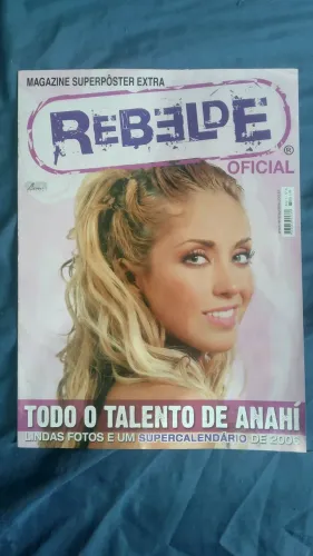 Poster oficial MIA Rebelde RBD calendário 2006