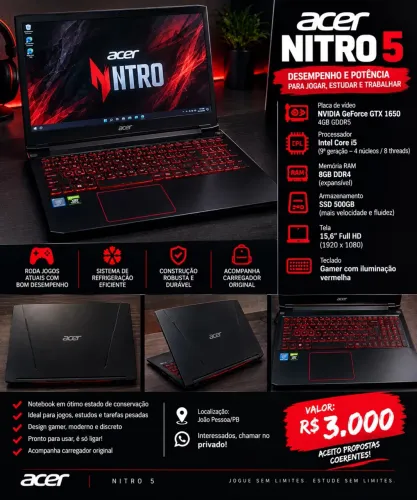 Acer Nitro 5 notebook