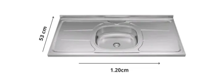 Pia de inox