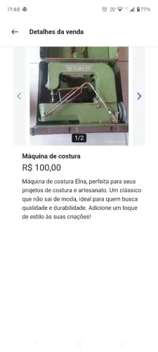 Máquina de costura