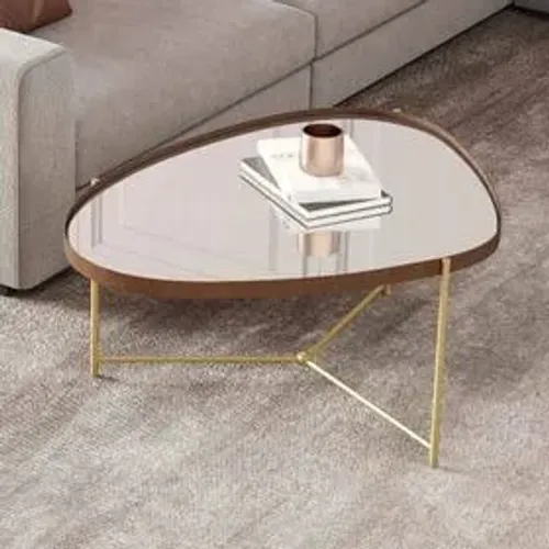 Mesa de Centro Pés Dourado - (Entregamos)!!