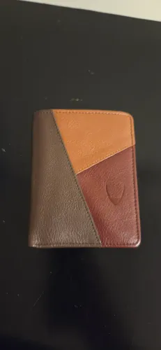 Carteira Masculina Hidesign em Couro Legítimo Tri-Tone (Nova)