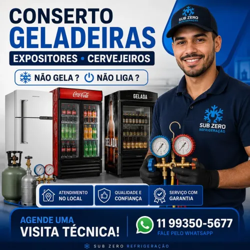 Conserto Geladeiras Freezer Expositores Cervejeiros.