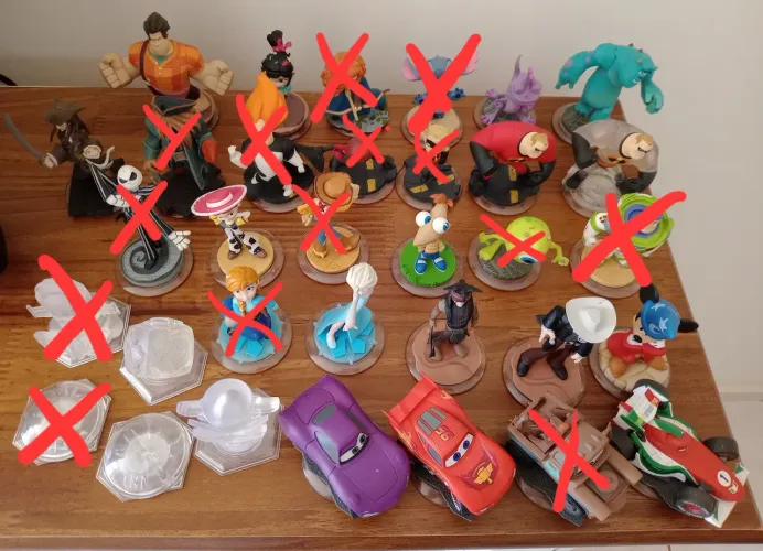 Figuras interativas Disney Infinity 1.0 2.0 3.0 Playstation 4 Xbox Nintendo