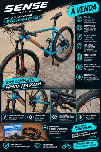 BICICLETA ARO 29 SENSE