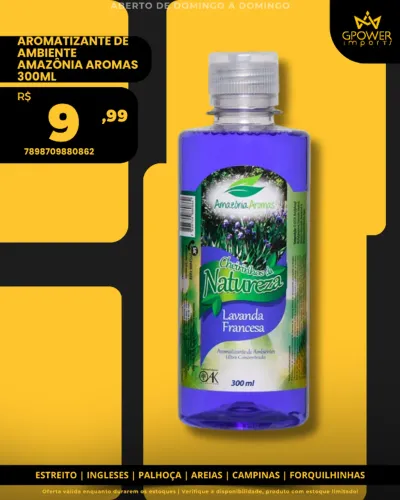 AROMATIZANTE DE AMBIENTE AMAZÔNIA AROMA 300ML