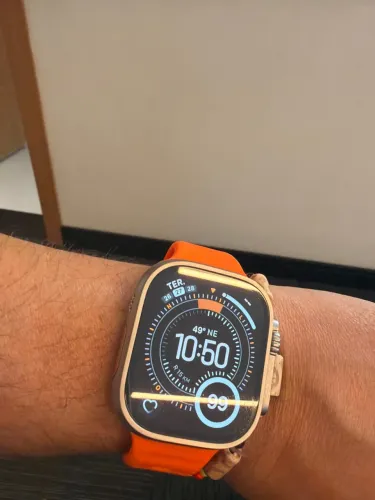 APPLE WATCH ULTRA 3 IMPECÁVEL COMPLETO NA GARANTIA BATERIA 100 