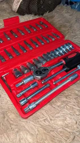 Kit 46 Chaves Jogo Fenda ,Philips, Soquetes , Allen e Maleta-Entregamos na região ?