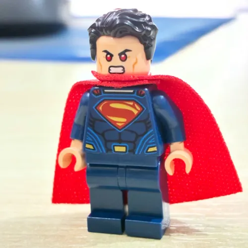 Lego Minifigure Superman Batman
