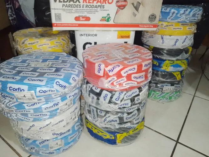 12 rolo de 4 mm , 8 rolo de 2,5 mm