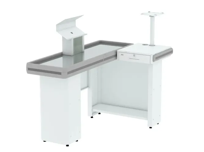 Caixa de mercado, SA, 1.5 m de aço inox 