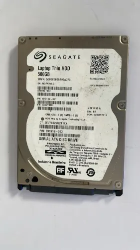 HD Seagate Notebook 500gb