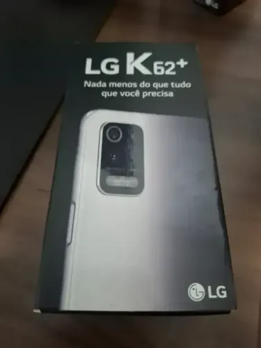 Smartphone LG K62+ 128GB Branco 4G Octa-Core - 4GB RAM Tela 6,59 - Lacrado c/ Garantia