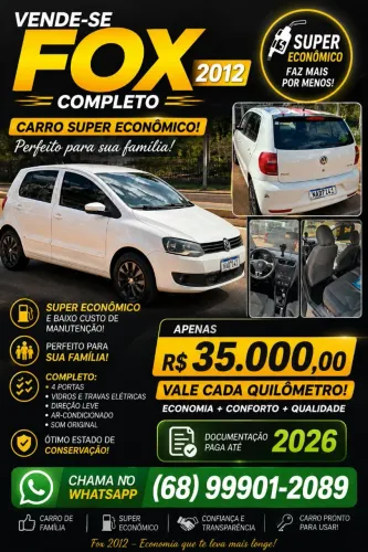 Volkswagen Fox 1.6 MI I Motion Total Flex 8V 5P 2012