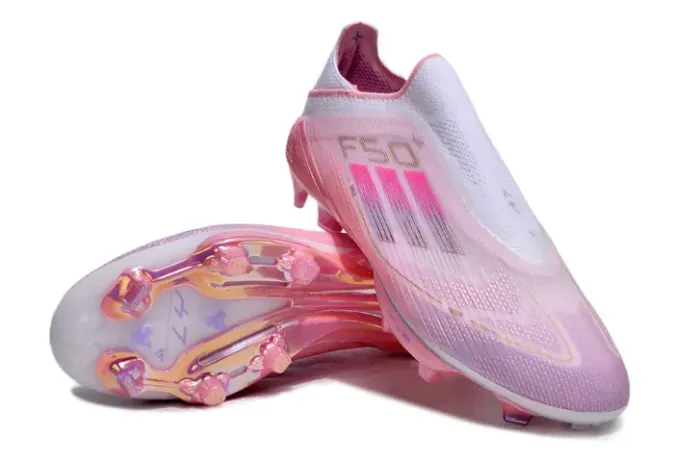 Chuteira F50+ Elite Rosa/Branco