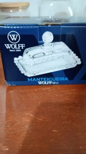 Manteigueira mini de vidro Wolff 
