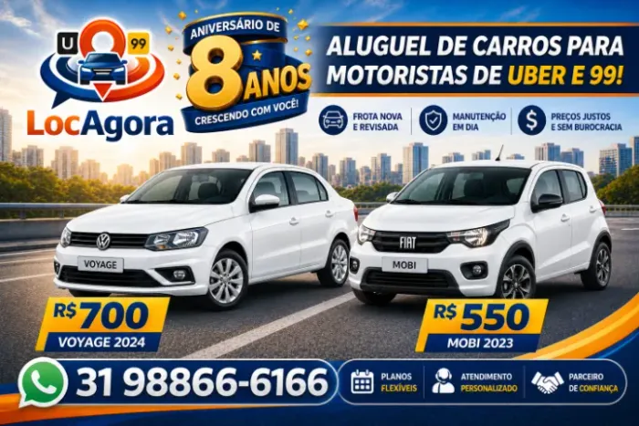 VOYAGE CONFORT e MOBI UBERX UBER XPARA MOTORISTA DE APLICATIVO - UBER E 99
