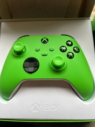 Controle de Xbox verde