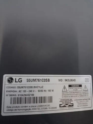 Placa de televisão LG 50/60 hz