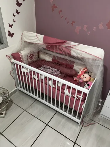 BERÇO CÔMODA MEU BEBÊ MULTIMÓVEIS FG2870 - BRANCO - NOVO