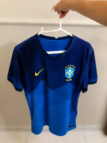 Camisa Brasil Azul Copa América 2021 Tamanho P - Excelente Estado