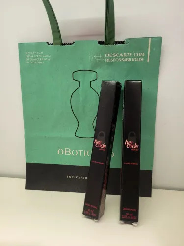 Kit 2 perfumes de bolsa her code Boticário
