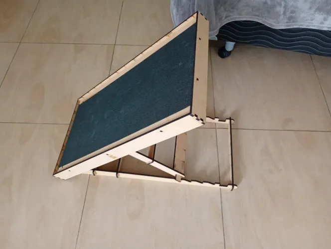 Rampa em madeira para cães e gatos