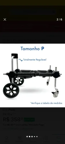 Andador para cachorro 