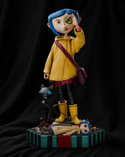 Estátua/figure Coraline em resina 3D