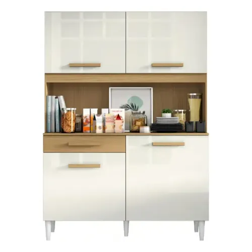 Armário Cozinha Kit 04 portas 121