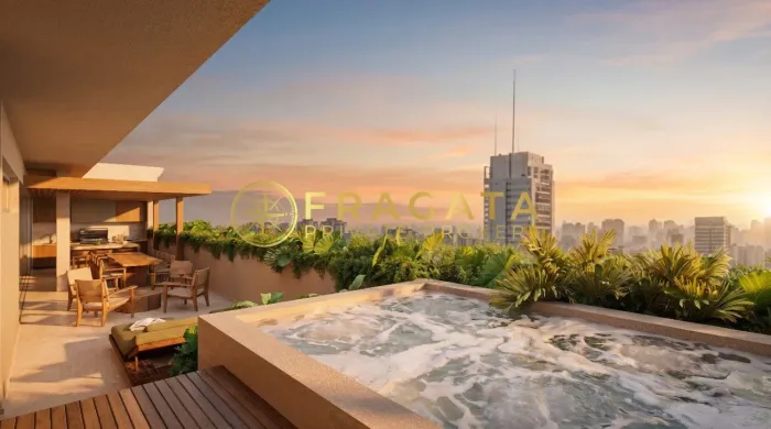Penthouse à venda com 375m² - 5 suítes - 3 vagas e vista livre - Jardim Paulista/SP