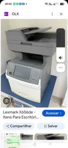 Impressora. Só no dinheiro. Ou Pix