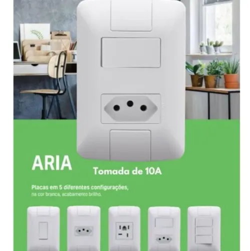Tomadas e interruptores Tramontina