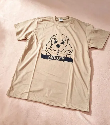 Camiseta Moofy M Bege