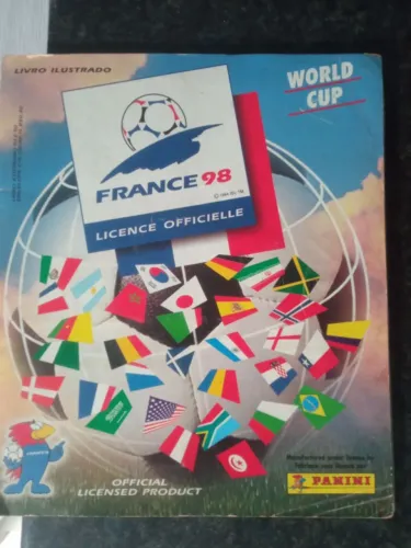 Álbum de figurinhas da copa de 82,98,06,10