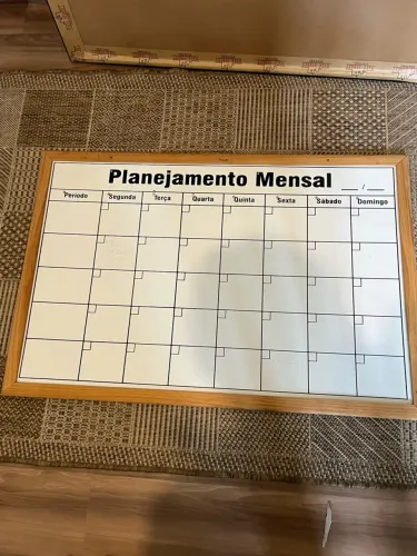 Quadro de Planejamento Mensal