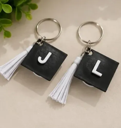 Chaveiro de Formatura Personalizado com Inicial ?