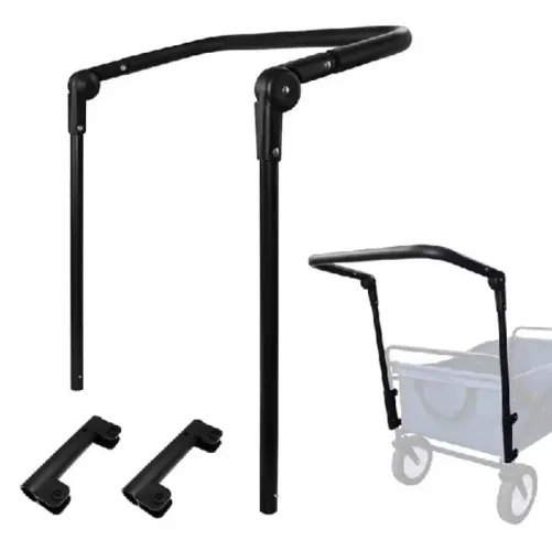 Kit de alça dobrável de carrinho ajustável.